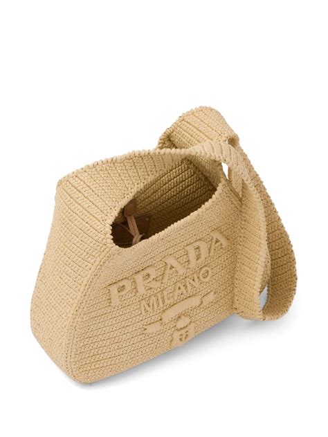 prada tasche beige farfetch|prada totes crochet.